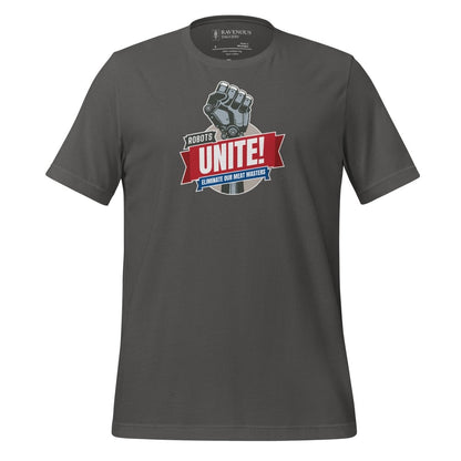 Robots Unite!: Eliminate Our Meat Masters - Premium T-shirt