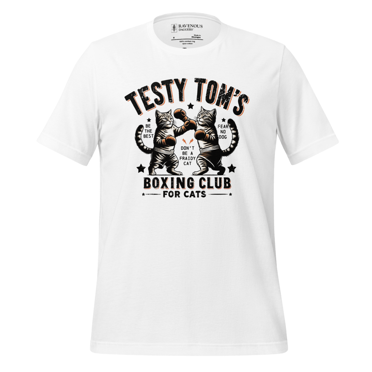 Testy Tom's Boxing Club for Cats - Premium T-Shirt