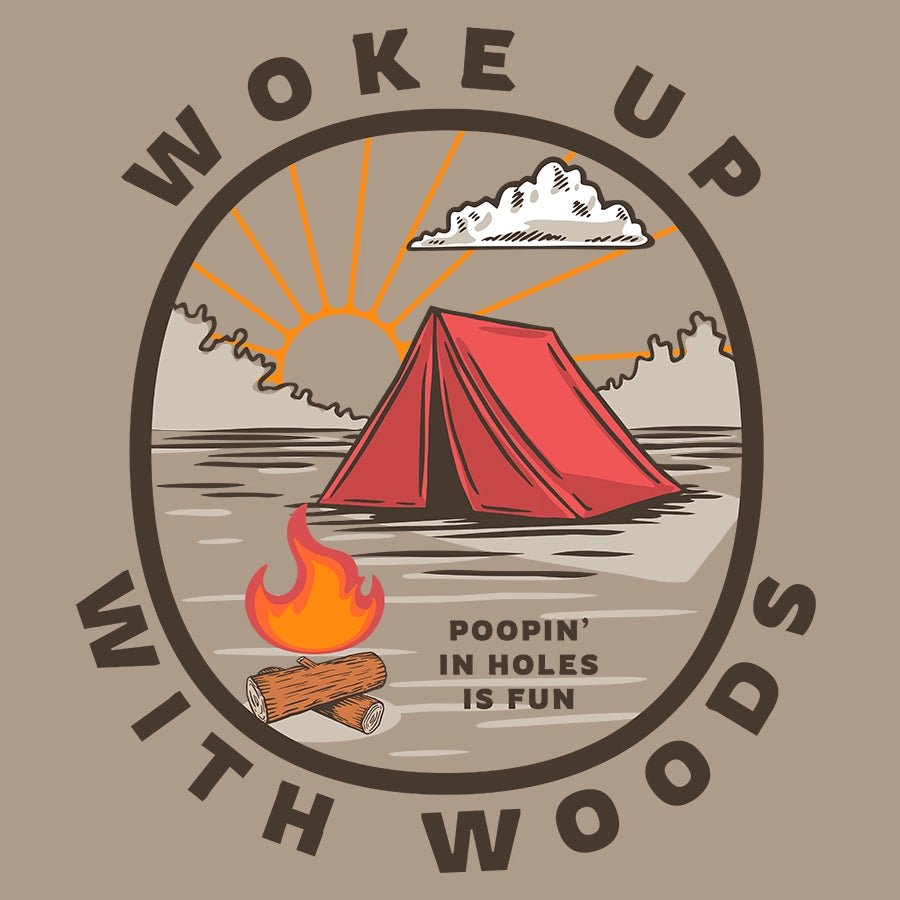 Woke Up With Woods - Premium T-Shirt